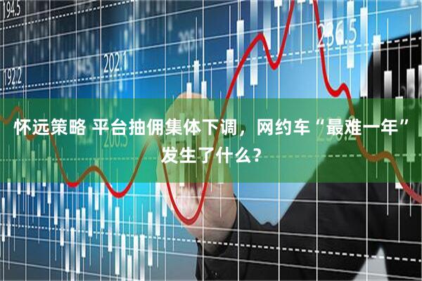 怀远策略 平台抽佣集体下调，网约车“最难一年”发生了什么？